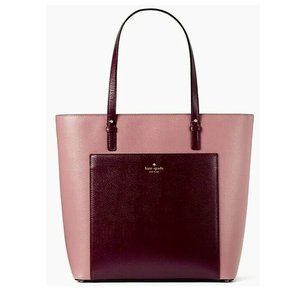 Kate Spade Grand Street Sadie Tote-Dusty Peony/Mulberry